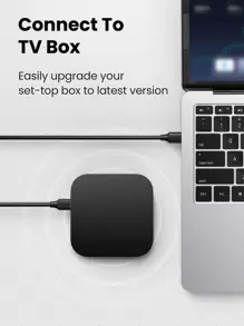 UGREEN Data Transfer USB 3.0 Type A Male To Male Super Speed Transfer Cable For External Hard Drive, DVD, Laptop Cooler And Blu-Ray Disc Player, Etc.Gold-Plated - Black - View 5