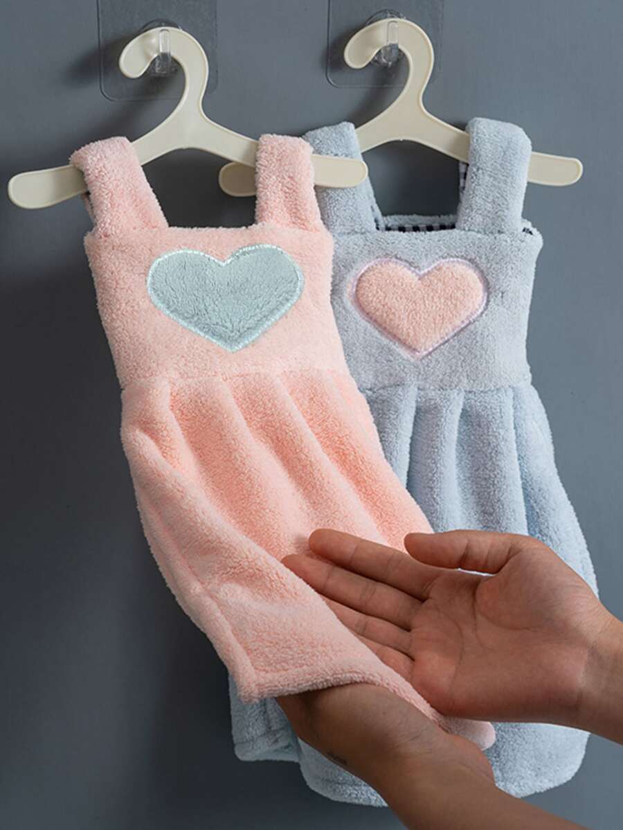 1pc Dress Shaped Random Color Washcloth - Multicolor - View 1