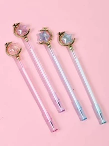 2入組星形設計隨機中性筆 - 彩色 - 查看 2