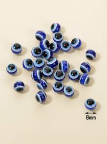 50pcs Evil Eye Design Bead - Royal Blue - View 3