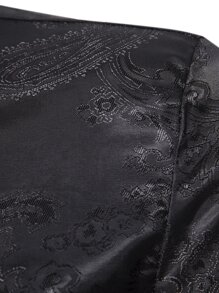 Manfinity AFTRDRK 男士佩斯利提花襯衫