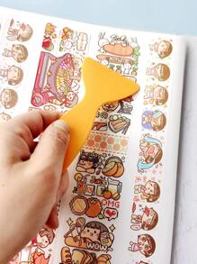 1入組貼紙刮刀適用於子彈日記 - 黃色 - 查看 5