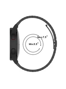 Stainless Steel Watchband Compatible With Samsung - Black - View 4