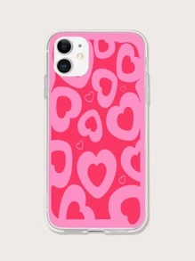 愛心圖案手機殼 - 彩色 - 查看 1