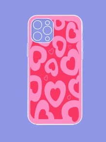 愛心圖案手機殼 - 彩色 - 查看 2