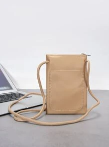 Mini Men Square Bag With Coin Purse - Brown - View 4