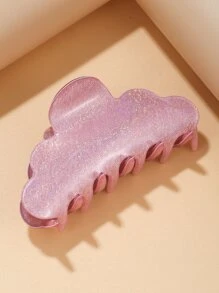 貝殼邊金屬亮絲髮爪