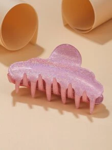 貝殼邊金屬亮絲髮爪