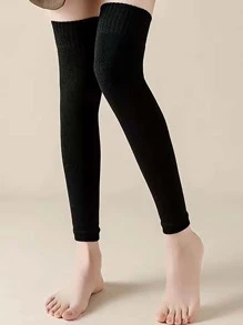 Polaina unicolor - Negro - Ver 3