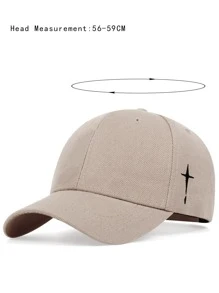 Mũ bóng chày thêu hình học cho nam thường ngày Halloween - Màu Khaki - Xem 3