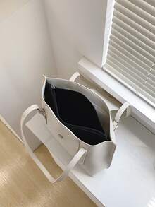 Minimalist Tote Bag - White - View 6