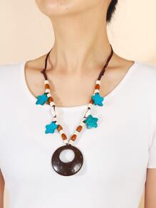 Vòng cổ trang trí ngôi sao & hình tròn - Nhiều màu - Xem 1