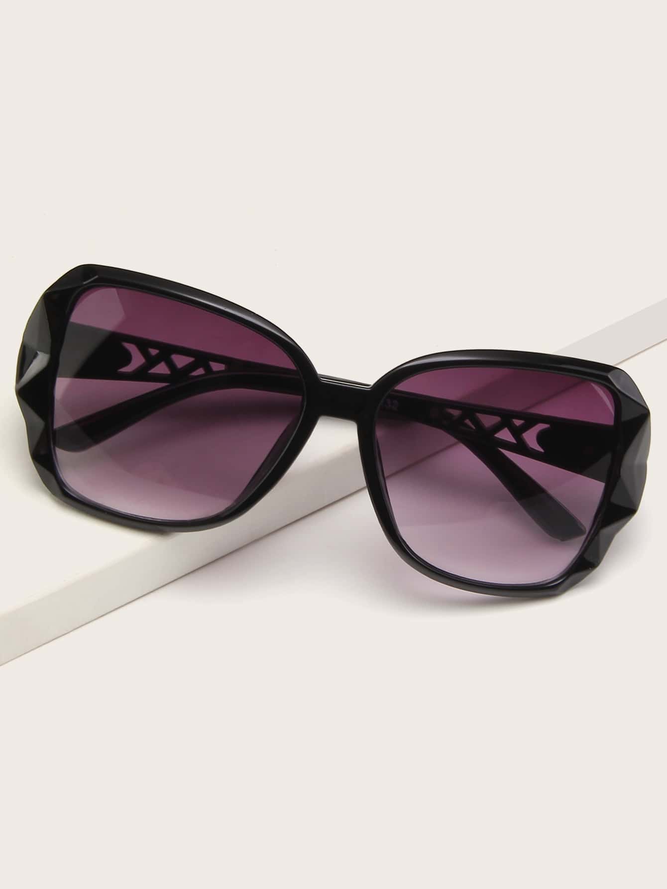 1 Pair Unisex Fashion Glasses Suitable For Fishing, Traveling, Sports, Driving, Holiday Outfits, Summer Accessories, Beach, Electronic Music Festivals, Outdoor Outfits, Vacation, Family Outings, Elegant Attire, Street Style Accessories, Sporty Style, Parties, Outdoor Activities, Street Style, Holidays, Vacation - Mauve Purple - View 1