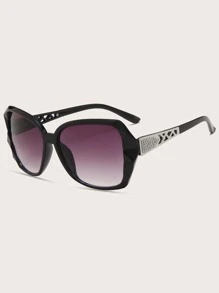 1 Pair Unisex Fashion Glasses Suitable For Fishing, Traveling, Sports, Driving, Holiday Outfits, Summer Accessories, Beach, Electronic Music Festivals, Outdoor Outfits, Vacation, Family Outings, Elegant Attire, Street Style Accessories, Sporty Style, Parties, Outdoor Activities, Street Style, Holidays, Vacation - Mauve Purple - View 2