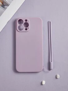 素色手機殼帶掛繩 - 淡紫色 - 查看 1