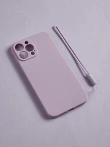 素色手機殼帶掛繩 - 淡紫色 - 查看 2