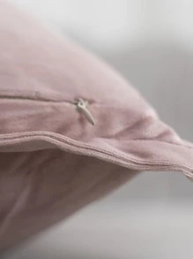 Plain Cushion Cover Without Filler - Hot Pink - View 2