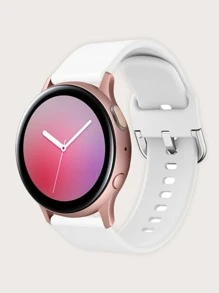 St.siabe 1 件经典扣纯色硅胶表带，带快速释放弹簧杆，男女皆宜，适用于石英表、机械表，兼容三星和华为智能手表表带，宽度为 20 毫米 22 毫米，可作为返校学生的礼物