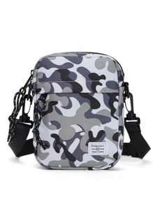 End&start 男士迷彩小型斜揹袋 - 彩色 - 查看 1