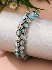 Pulsera con diseño de cuenta - Multicolor - Ver 4