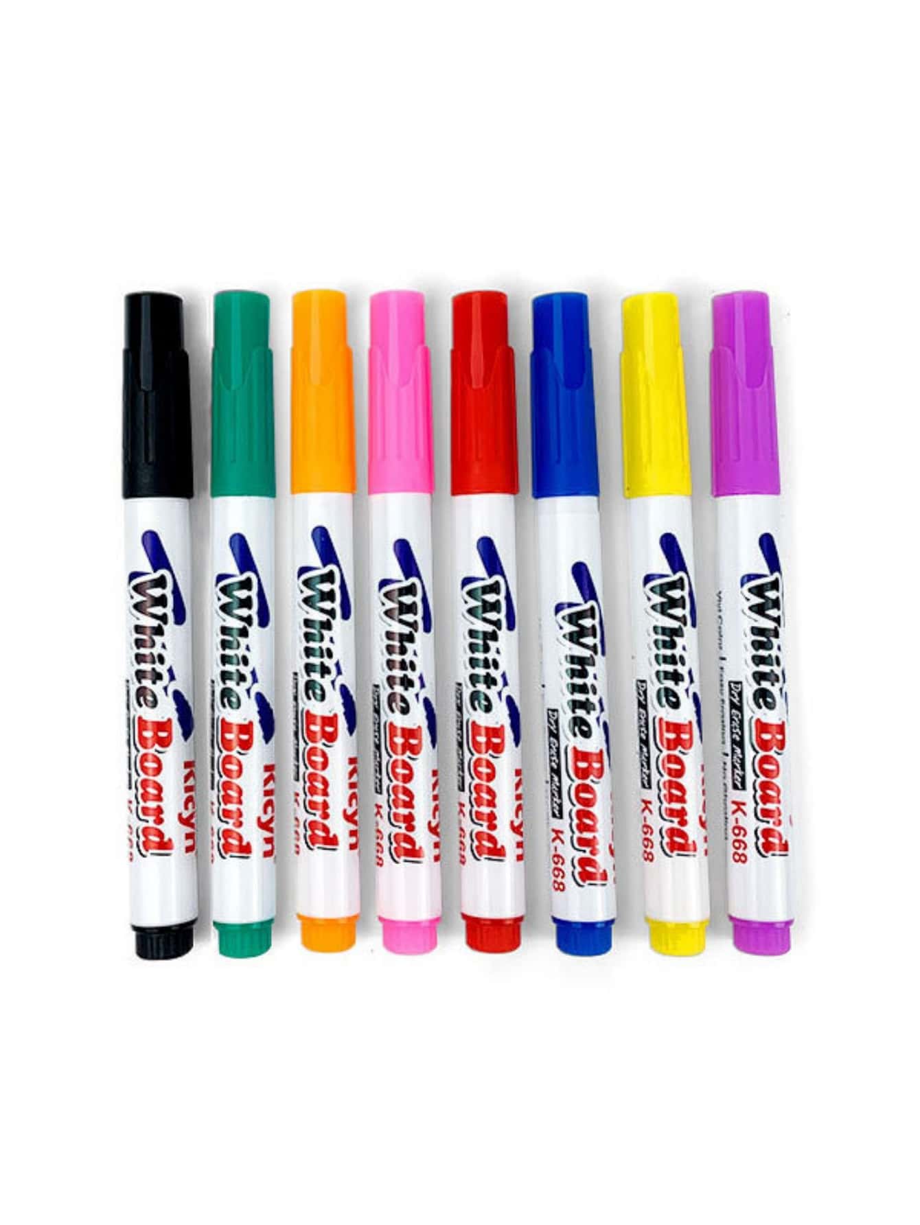 8pcs Mixed Color Marker Set - Multicolor - View 1