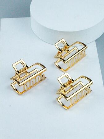 3 st rektangulära hårklor gatuklor hårspännen hårklämmor hårklämmor hårklämmor hårklämma hårfångare, skolsaker, college höst vinter håraccessoarer för kvinnor för semesterkläder kvinna