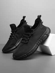 حذاء جري بطباعة أحرف رباط امامي للرجال