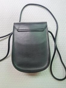 Monedero de móvil con diseño de hebilla con solapa