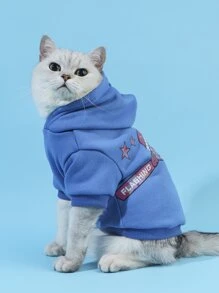 PETSIN 卡通熊圖案連帽寵物連帽衫 - 彩色 - 查看 2