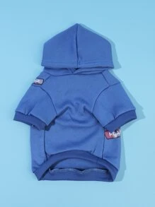 PETSIN 卡通熊圖案連帽寵物連帽衫 - 彩色 - 查看 4