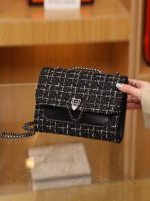 Túi vai Khối Màu Chuỗi Đúng mốt - Nhiều màu - Xem 1