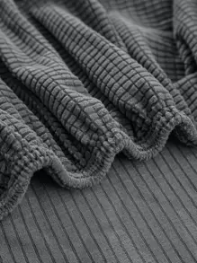 1 Ghế Sofa Co Giãn Bọc Ghế, Màu Xám Có Thể Tháo Rời Đệm Ghế, Chống Trầy Xước Ghế Sofa Đệm Cho Ghế Sofa Đệm Phòng Khách - Màu xám đen - Xem 8