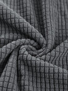 1 Ghế Sofa Co Giãn Bọc Ghế, Màu Xám Có Thể Tháo Rời Đệm Ghế, Chống Trầy Xước Ghế Sofa Đệm Cho Ghế Sofa Đệm Phòng Khách - Màu xám đen - Xem 7