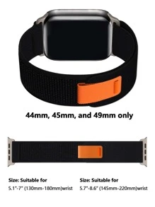 Curea Trail Loop compatibilă cu Band 49mm 46mm 45mm 44mm 42mm 41mm 40mm 38mm compatibilă cu curelele pentru bărbați și femei, curea robustă din nailon compatibilă cu Series 10 9 8 7 6 5 4 3 2 SE, Ultra2, cadou pentru elevii care se întorc la școală