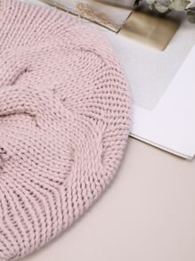 極簡風格素色貝雷帽