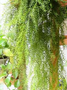 1 件人造松针挂饰，节日装饰，冬季派对绿色植物挂饰 - 綠色 - 查看 5