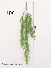 1 件人造松针挂饰，节日装饰，冬季派对绿色植物挂饰 - 綠色 - 查看 2