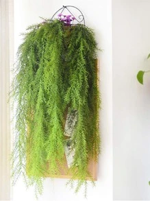 1 件人造松针挂饰，节日装饰，冬季派对绿色植物挂饰 - 綠色 - 查看 6