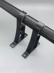 2 chiếc số nhà bằng hợp kim nhôm màu đen, đi kèm 4 vít lắp kiểu ngẫu nhiên - màu đen - Xem 1