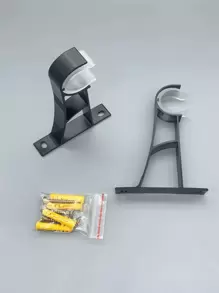 2 chiếc số nhà bằng hợp kim nhôm màu đen, đi kèm 4 vít lắp kiểu ngẫu nhiên - màu đen - Xem 5