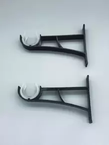 2 chiếc số nhà bằng hợp kim nhôm màu đen, đi kèm 4 vít lắp kiểu ngẫu nhiên - màu đen - Xem 4