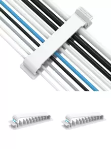 Bộ tổ chức cáp dữ liệu 1pc - trắng - Xem 2