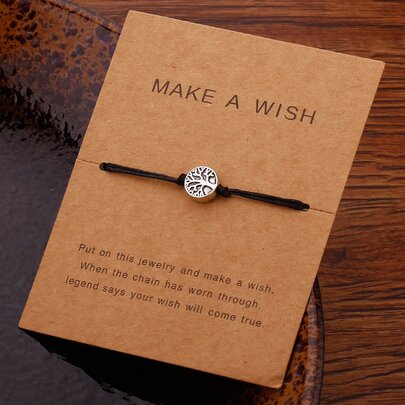 Braccialetti albero dettaglio decorazione rotonda