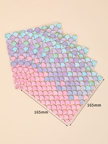 20入組魚鱗圖案一次性餐巾