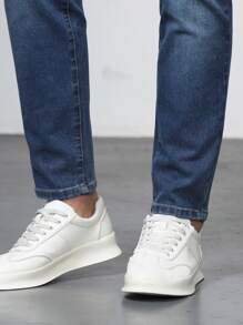 Manfinity Men Washed Skinny Jeans - Dark Wash - View 4