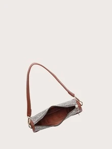 DK DKMG Letter Graphic Contrast Binding Bag - Multicolor - View 3