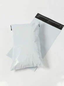 10pcs Portable Self-sealing Packing Bags, Waterproof And Thick Express Packaging Bags, Gift Dustproof Bags, Logistics Packaging And Storage Bags, Anti-explosion Clothing Shipping Bags - Black and White - View 7