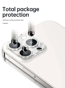 2 片強化鏡頭保護膜相容於 iPhone 15/15Pro/15Plus/15Promax - 銀色 - 查看 4