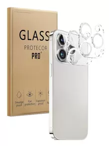 2 片強化鏡頭保護膜相容於 iPhone 15/15Pro/15Plus/15Promax - 銀色 - 查看 1