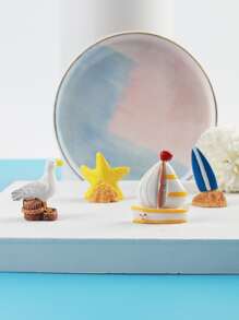 4 chiếc Starfish Thiết kế Trang trí Ngẫu nhiên Thủ công - Nhiều màu - Xem 2